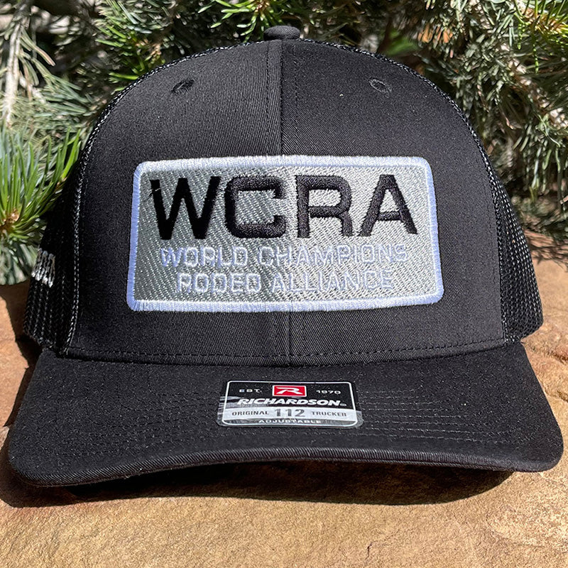 Black Cap with WCRA Embroidered Patch