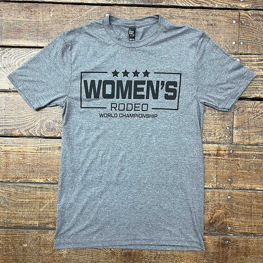 4 Star Women's Rodeo World Championship Shirt in Gray