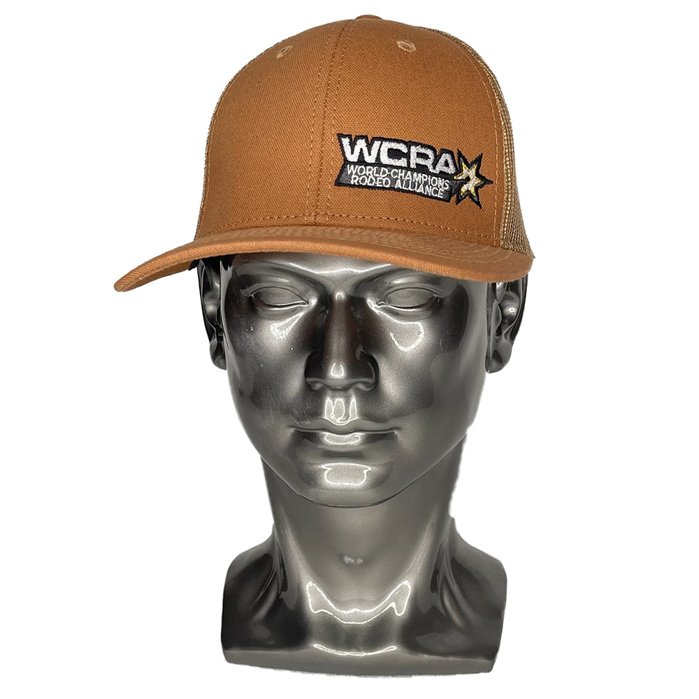 Tan Outdoor Cap with WCRA Embroidered